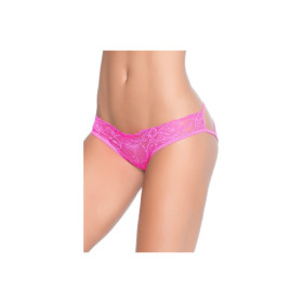 Culotte ouverte rose ornements façon cage 